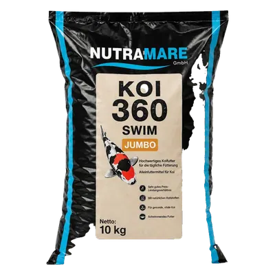 Hrană premium Nutramare Koi360 Jumbo Swim